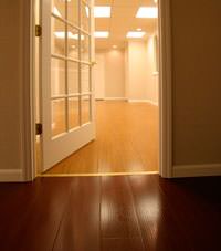 Basement Wood Flooring installed in Rice Lake, Minnesota and Wisconsin