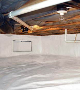 A complete crawl space repair system in Grand Rapids