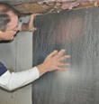 installation steps for crawl space insulation in a crawl space in Milaca