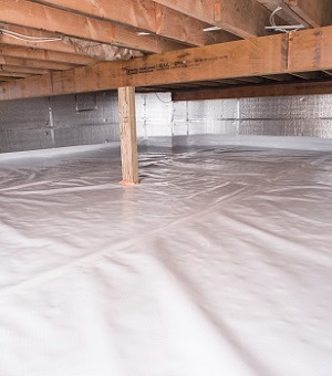 Installed crawl space insulation in Two Harbors