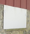 head-on view of one of our doors installed in Chisholm for crawl spaces