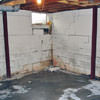 Rusted, corroded i-beams found with a failing foundation in a Ely home.