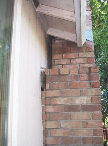 sinking, leaning chimneys that are in danger of collapse in Cumberland