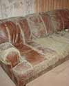 furniture in a Milaca basement destroyed by mold and dust mites