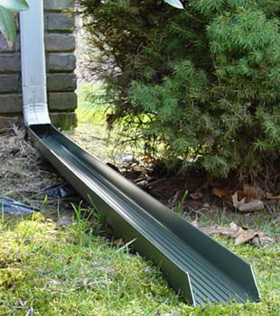 Gutter downspout extension installed in Nisswa