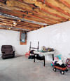 CleanSpace® basement wall vapor barrier installed in Hinckley